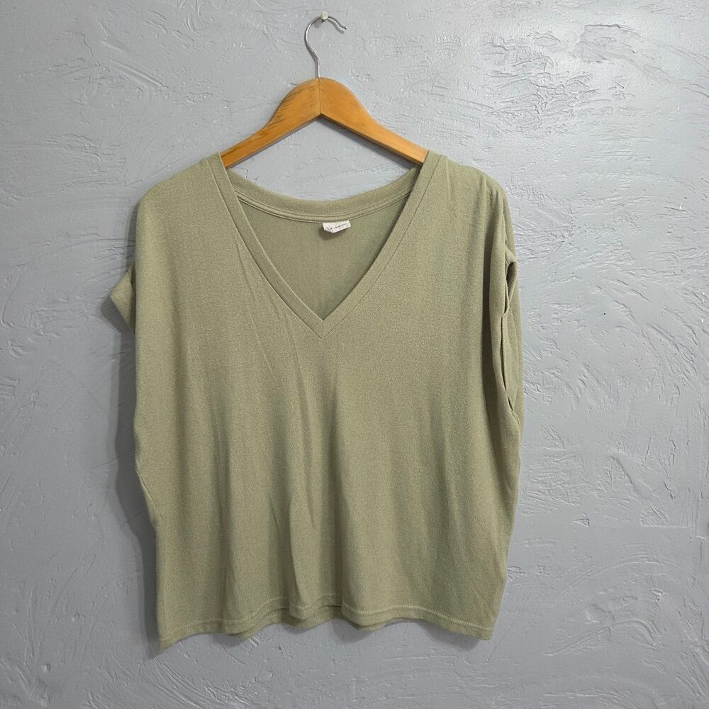 Mod Ref Women's Green Oversized Short Sleeve Top size S